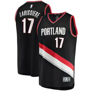 17 - Skal Labissiere Portland Trail Blazers Fast Break Jersey – Icon Edition - Black