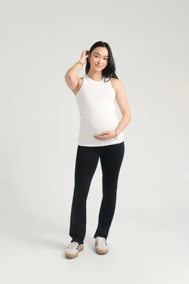 1822 Maternity 32" Butter Slim Straight Jean