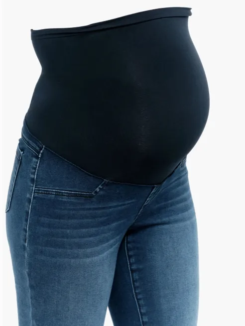 1822 Maternity 32" Butter Slim Straight Jean