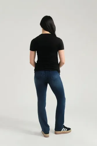 1822 Maternity 32" Butter Slim Straight Jean