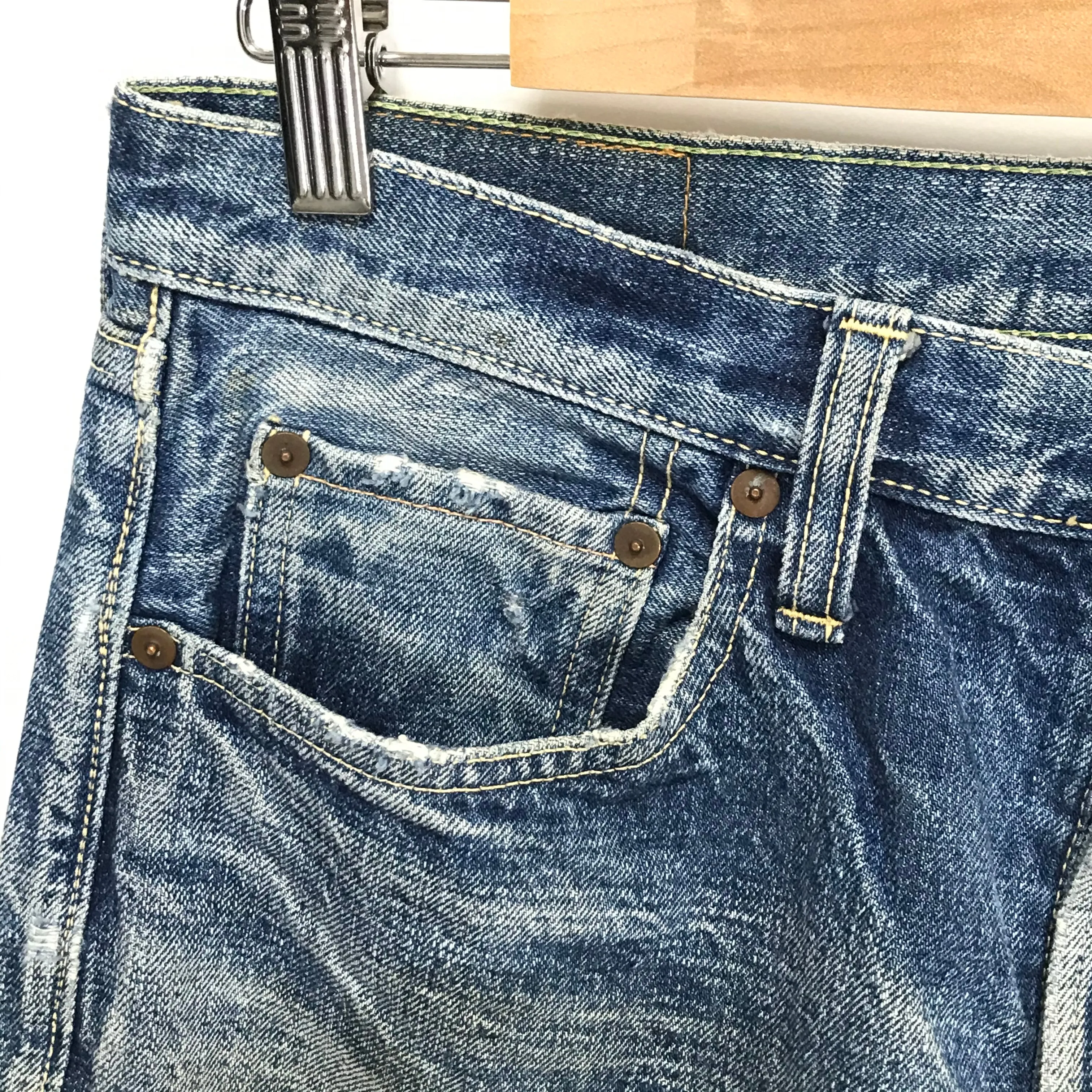 [31] Kapital Kountry Okayama Selvedge Distressed Denim Indigo