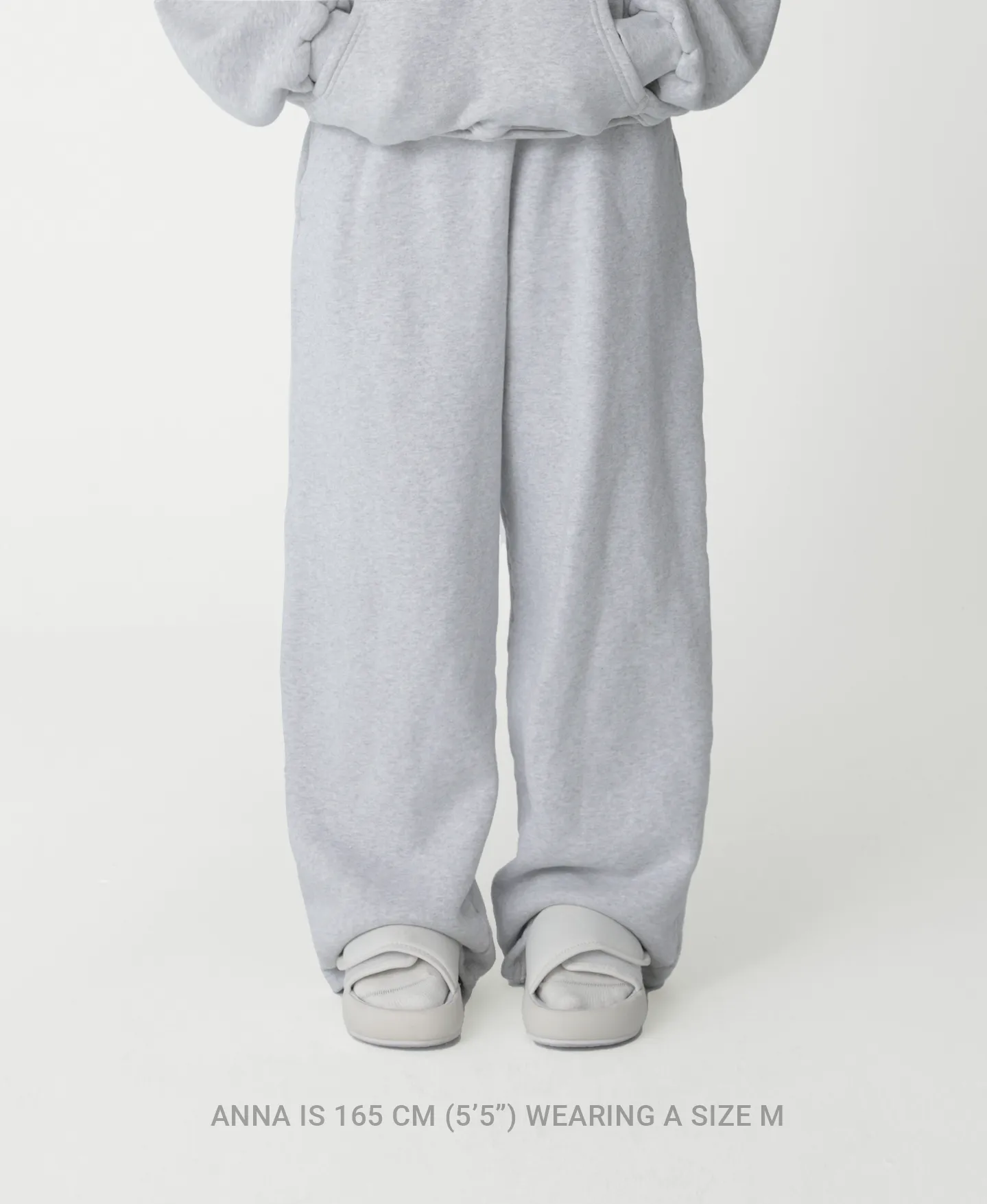 450 GSM 'Jet Black' Straight-leg Pants
