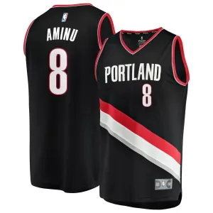 8 - Al-Farouq Aminu Portland Trail Blazers Fast Break Player Jersey - Icon Edition - Black