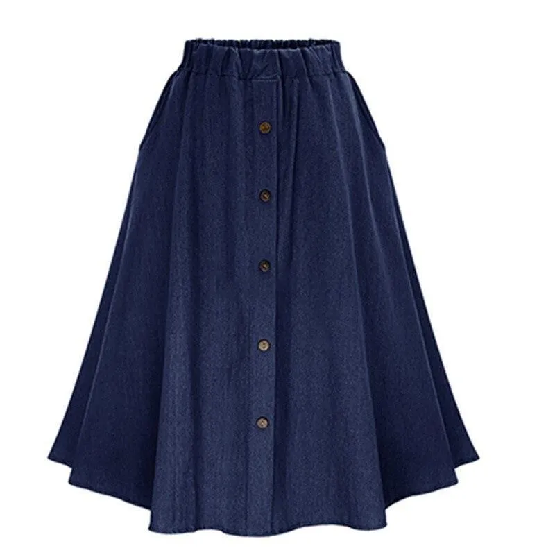 A-Linie Jeansrock