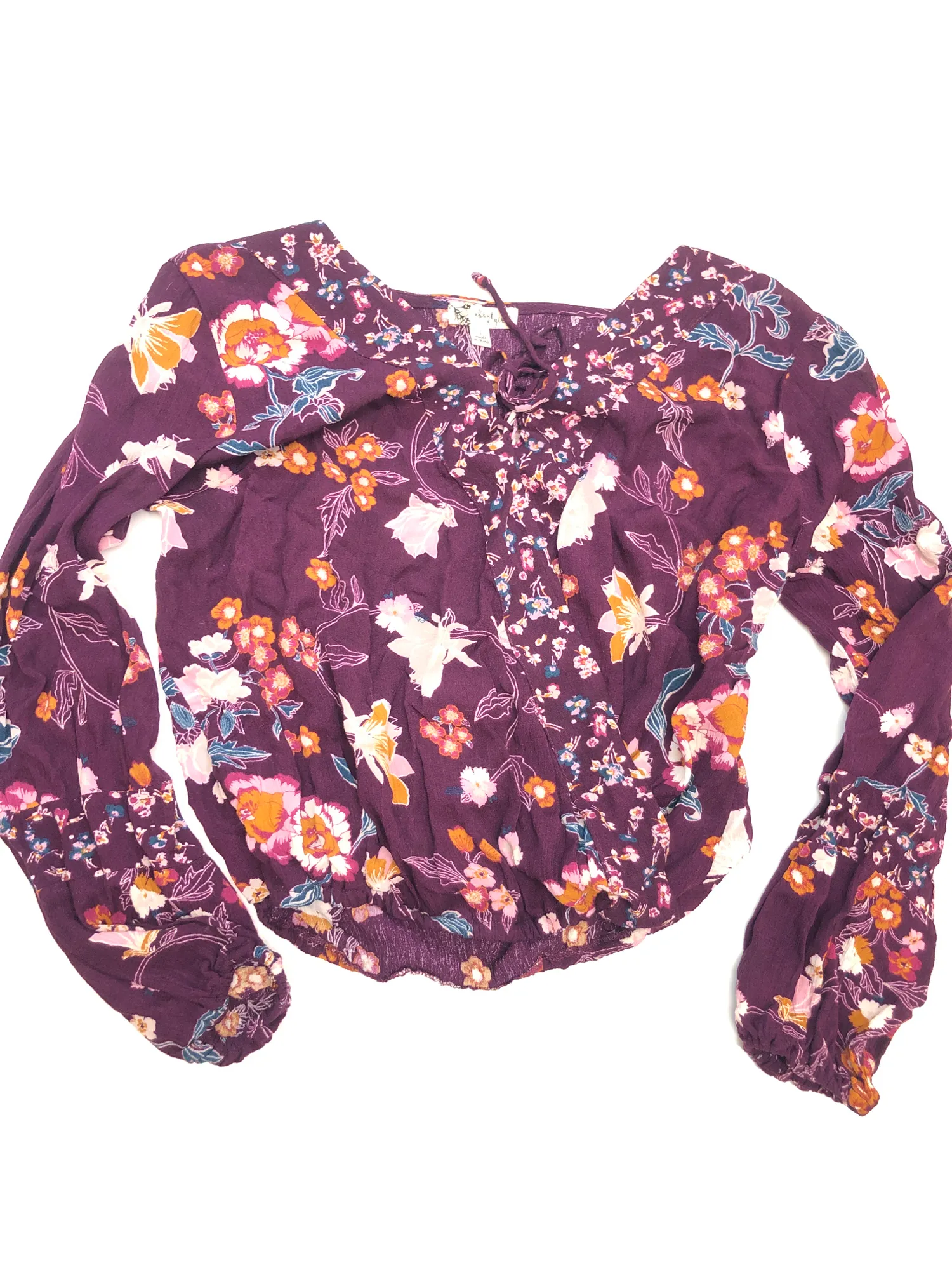 About A Girl Long Sleeve Top Size Small