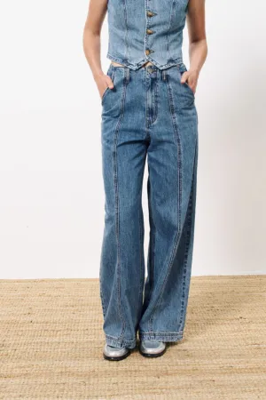 AELA JEANS - BLEU JEAN