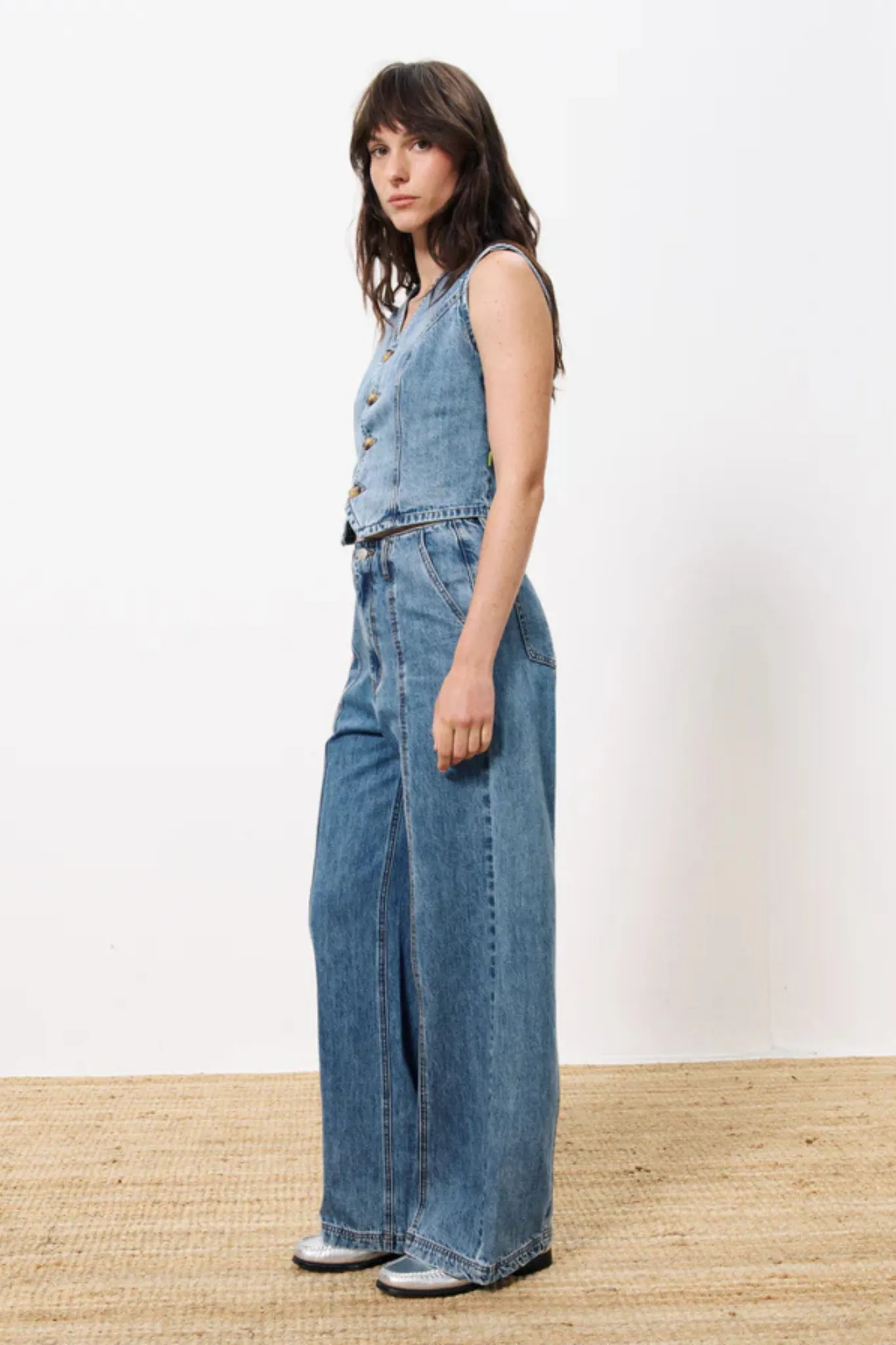 AELA JEANS - BLEU JEAN