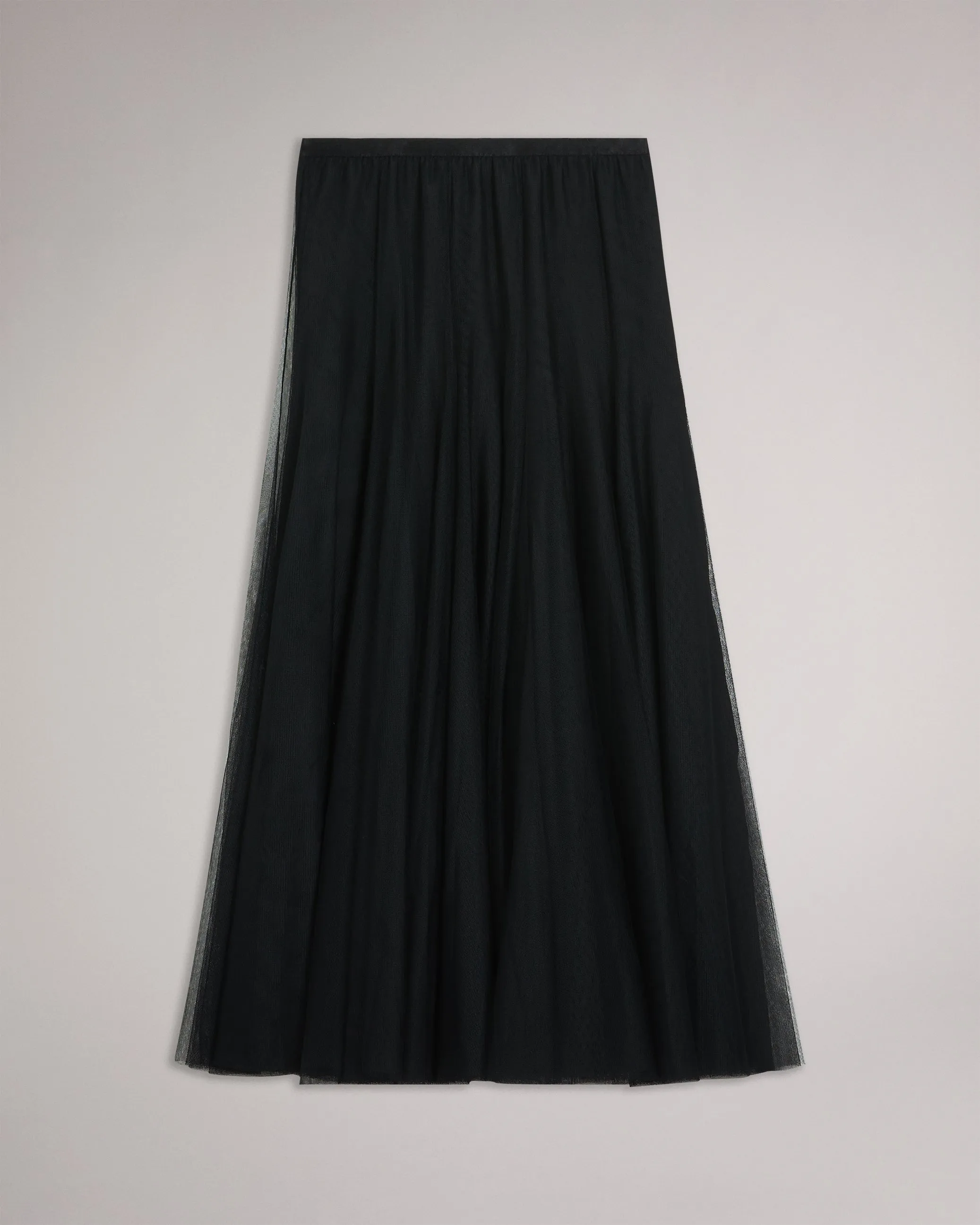 Akarii Midi Length Skirt With Insert Black