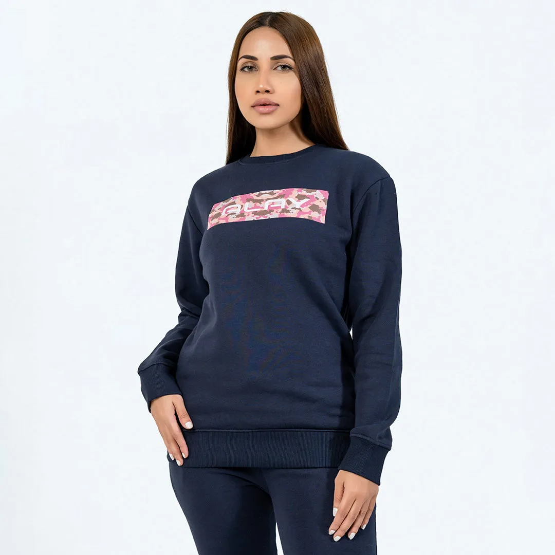 Alay Essential Sweatshirt Camo (Navy)