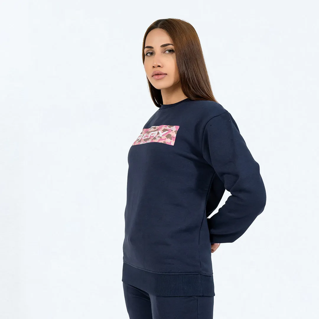 Alay Essential Sweatshirt Camo (Navy)