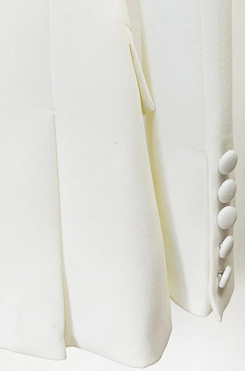 Alexies Embellished Blazer in White