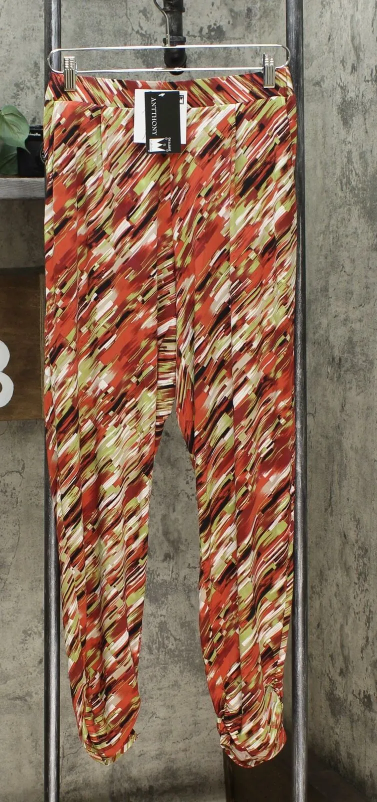 Antthony Women's Culturally Styled Printed Knit Pull On Pants