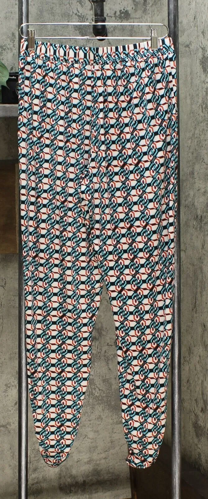 Antthony Women's Culturally Styled Printed Knit Pull On Pants