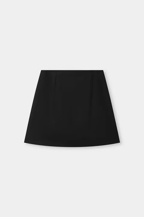 Assembly Label - Maeve Wool Skirt, Black