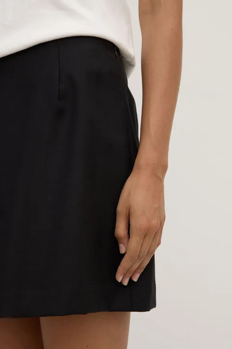 Assembly Label - Maeve Wool Skirt, Black