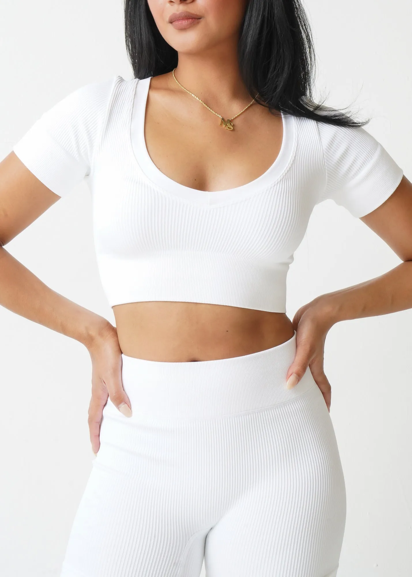 BALANCE Seamless Ribbed TEE