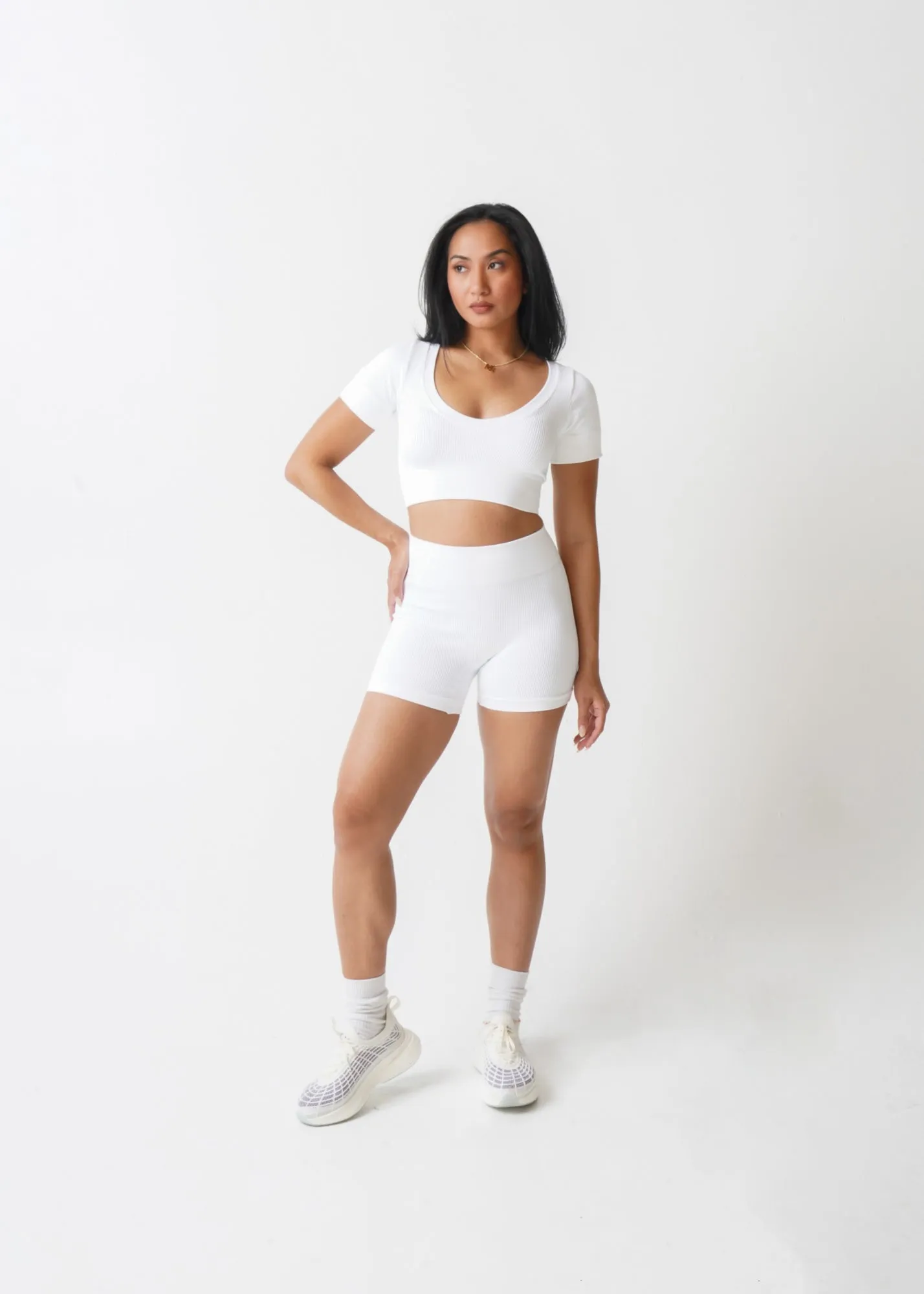 BALANCE Seamless Ribbed TEE
