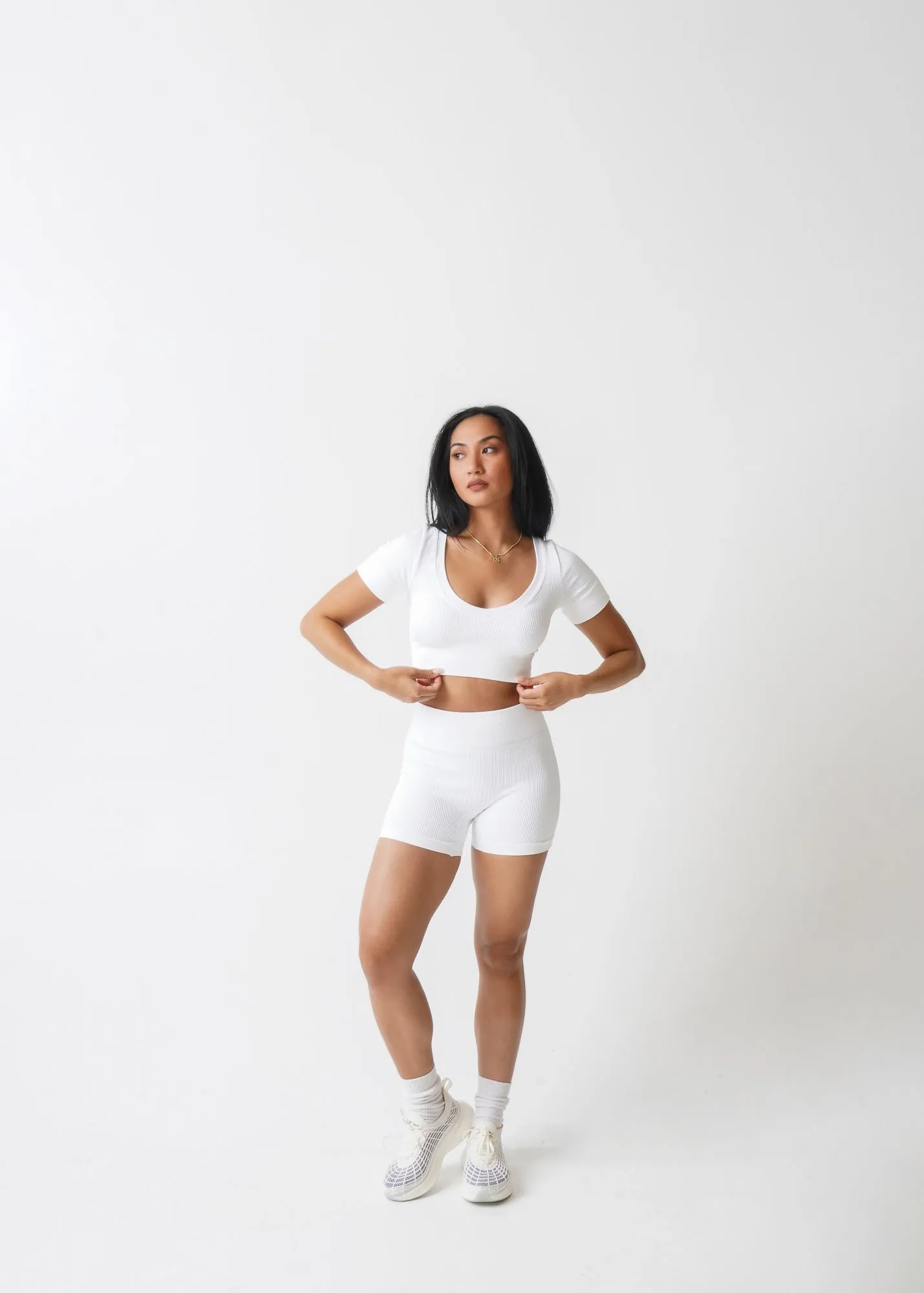 BALANCE Seamless Ribbed TEE