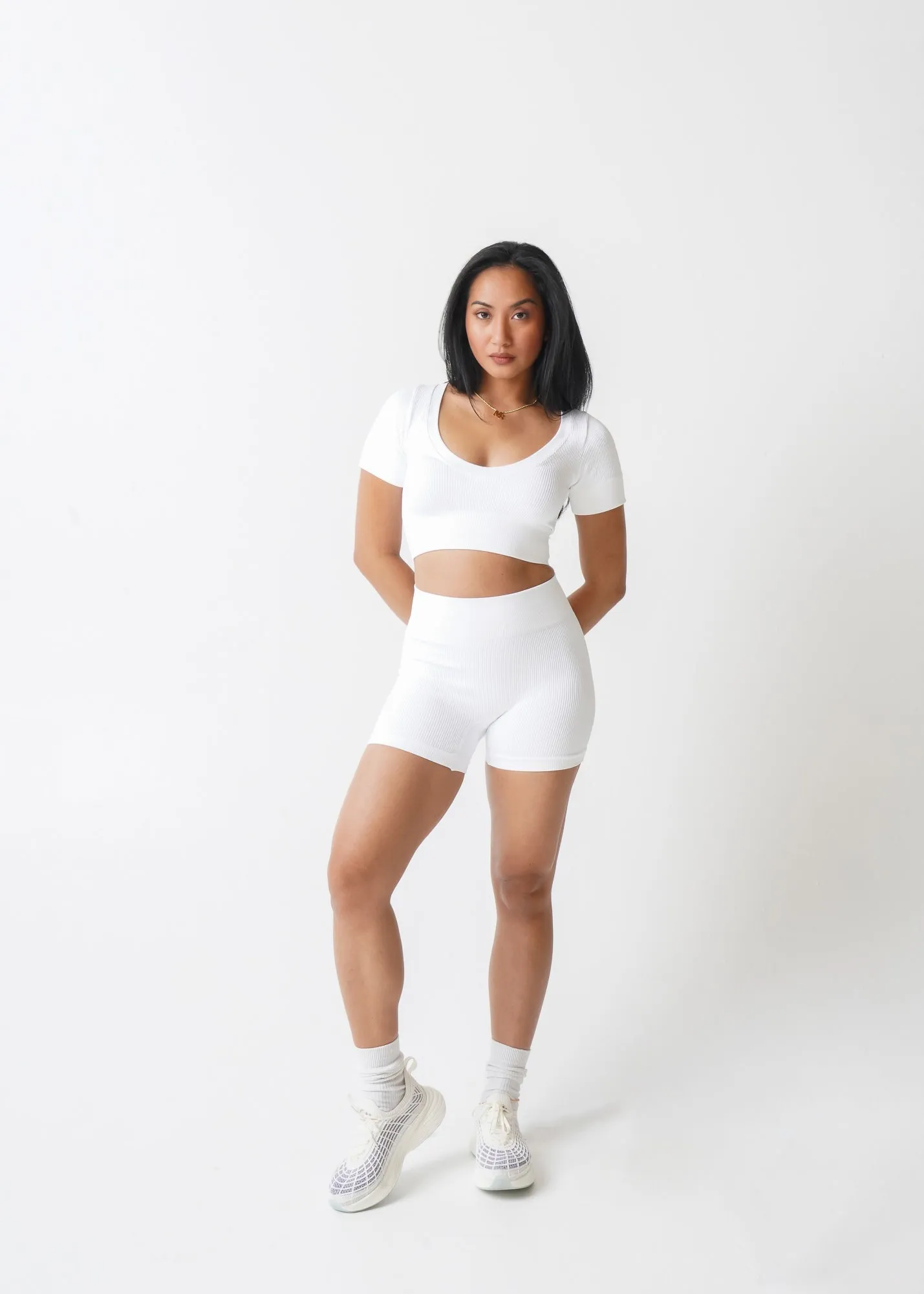 BALANCE Seamless Ribbed TEE