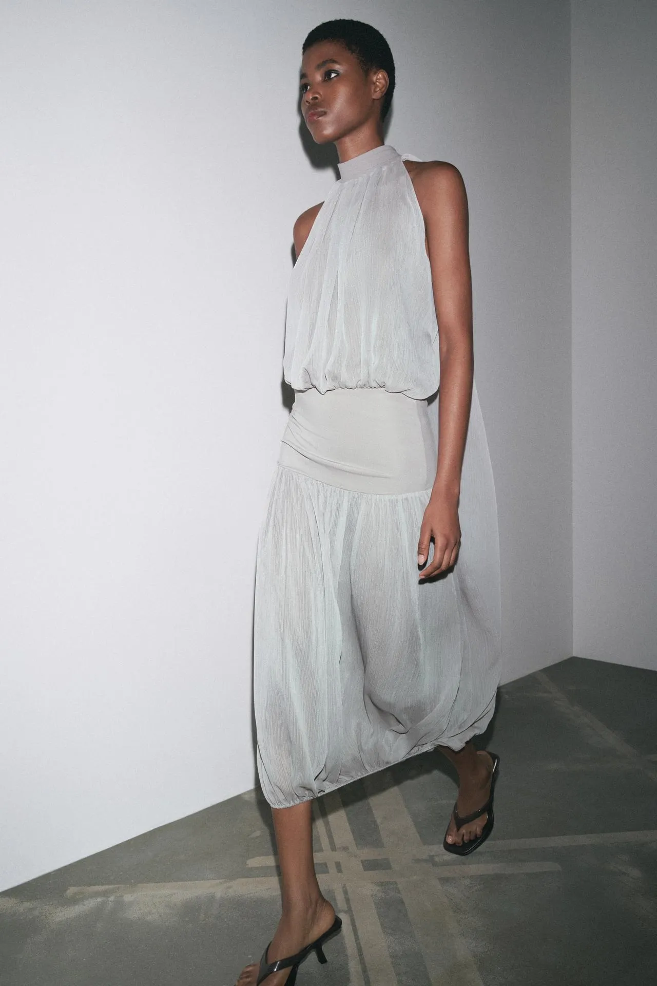 Balloon Midi Skirt