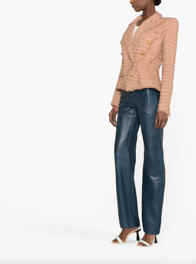 Balmain slim-fit tweed jacket