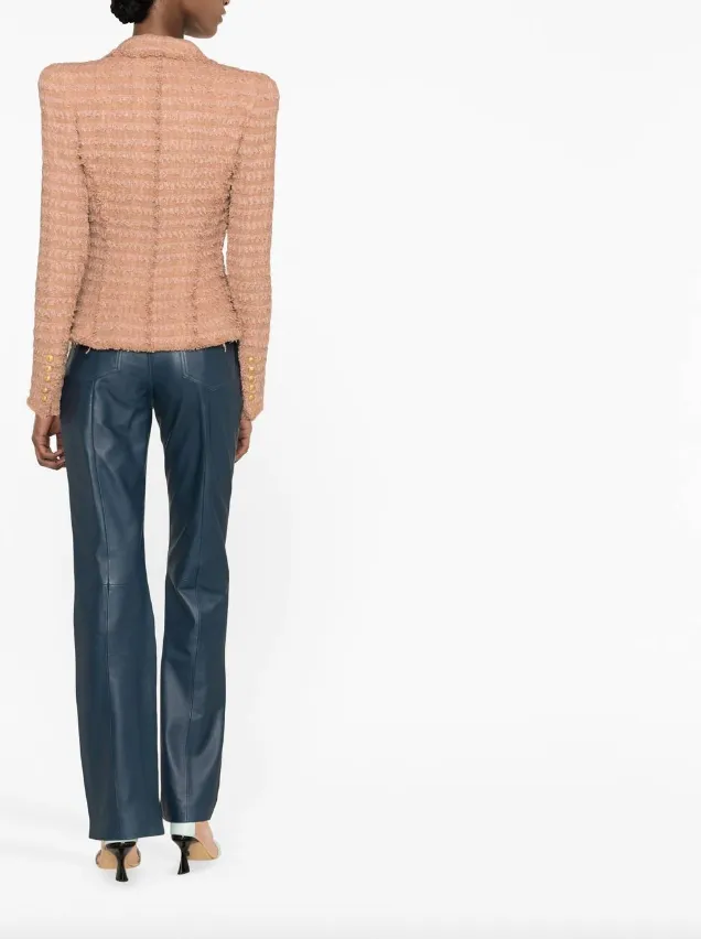 Balmain slim-fit tweed jacket
