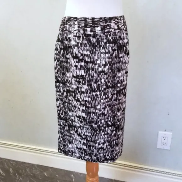 Banana Republic black and white skirt size 2 (N9)