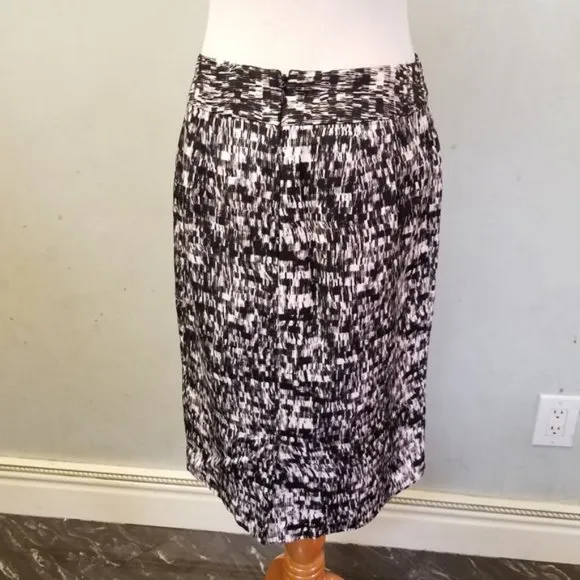 Banana Republic black and white skirt size 2 (N9)