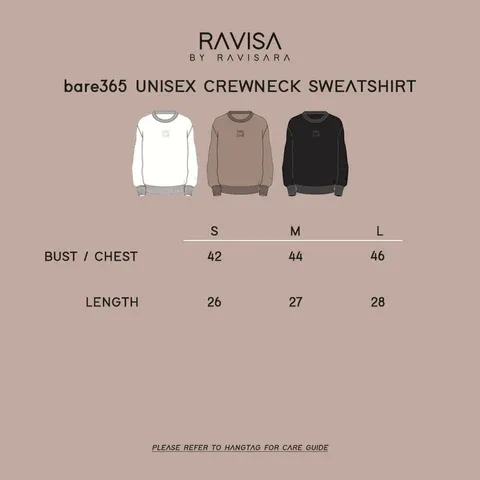 Bare365 Unisex Crewneck Sweatshirt