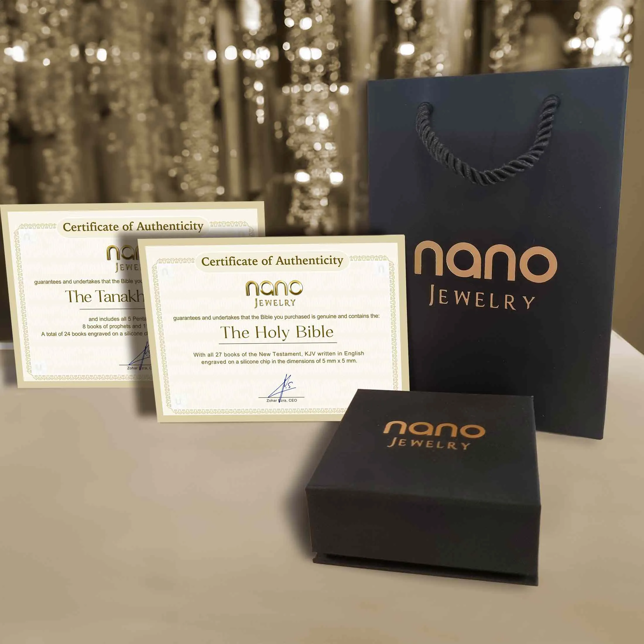 Biblical Gift For Men: Nano Bible Cross - Enduring Faith Necklace
