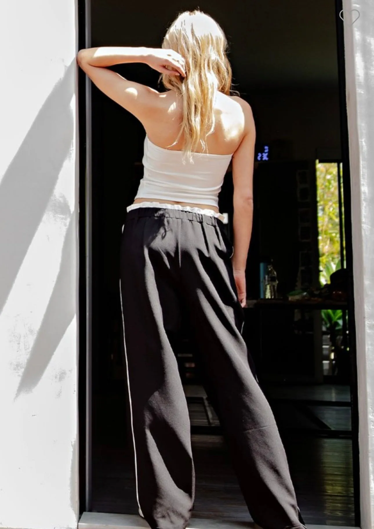 Black Stretch Trouser