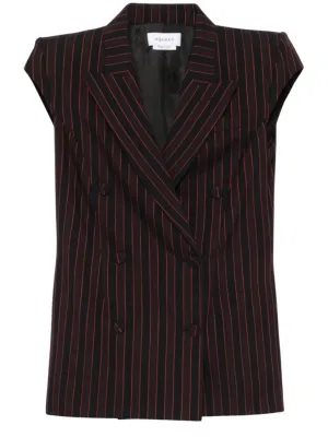Black Tailored Double-Breasted Blazer
