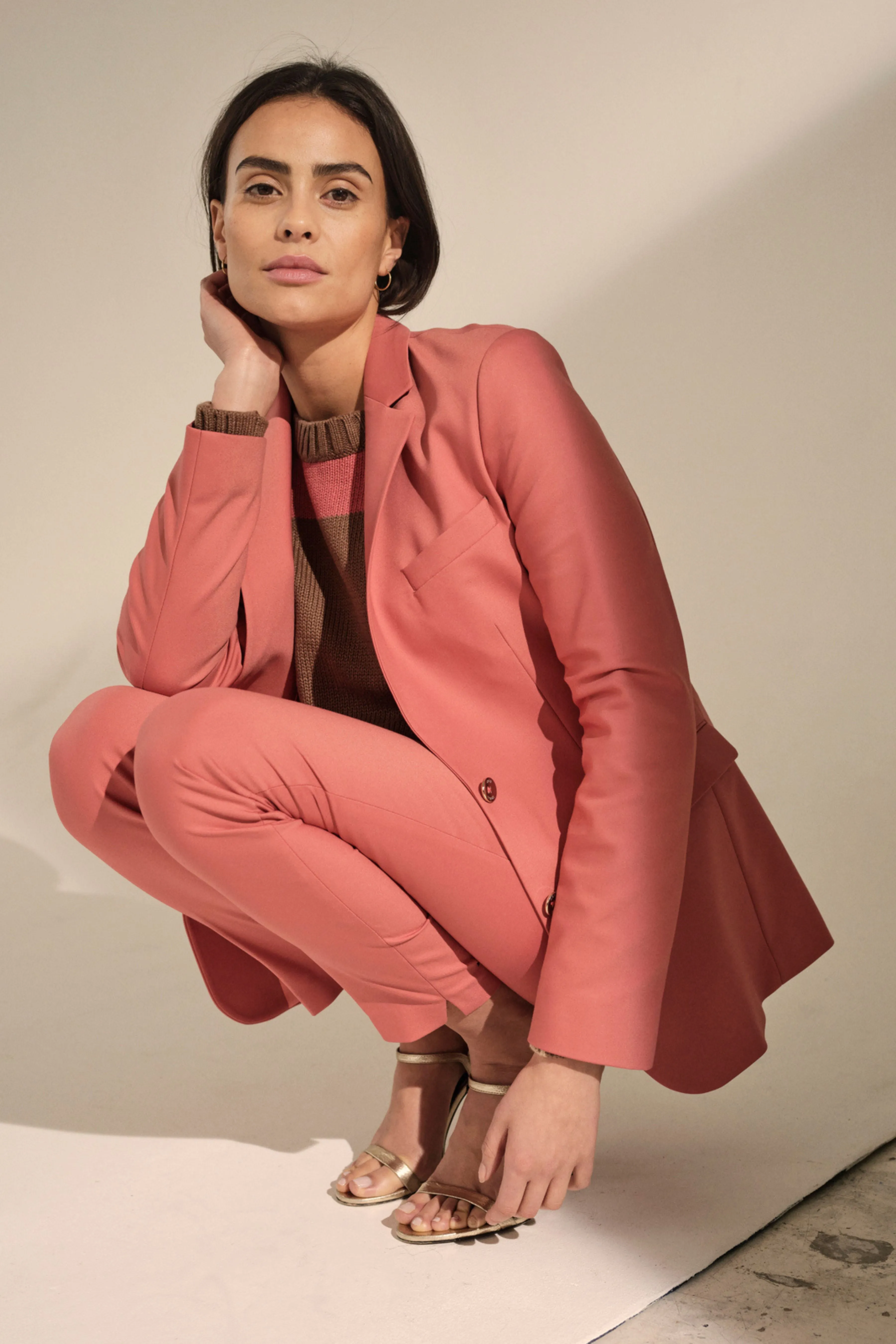 Blake Night Blazer - Faded Rose