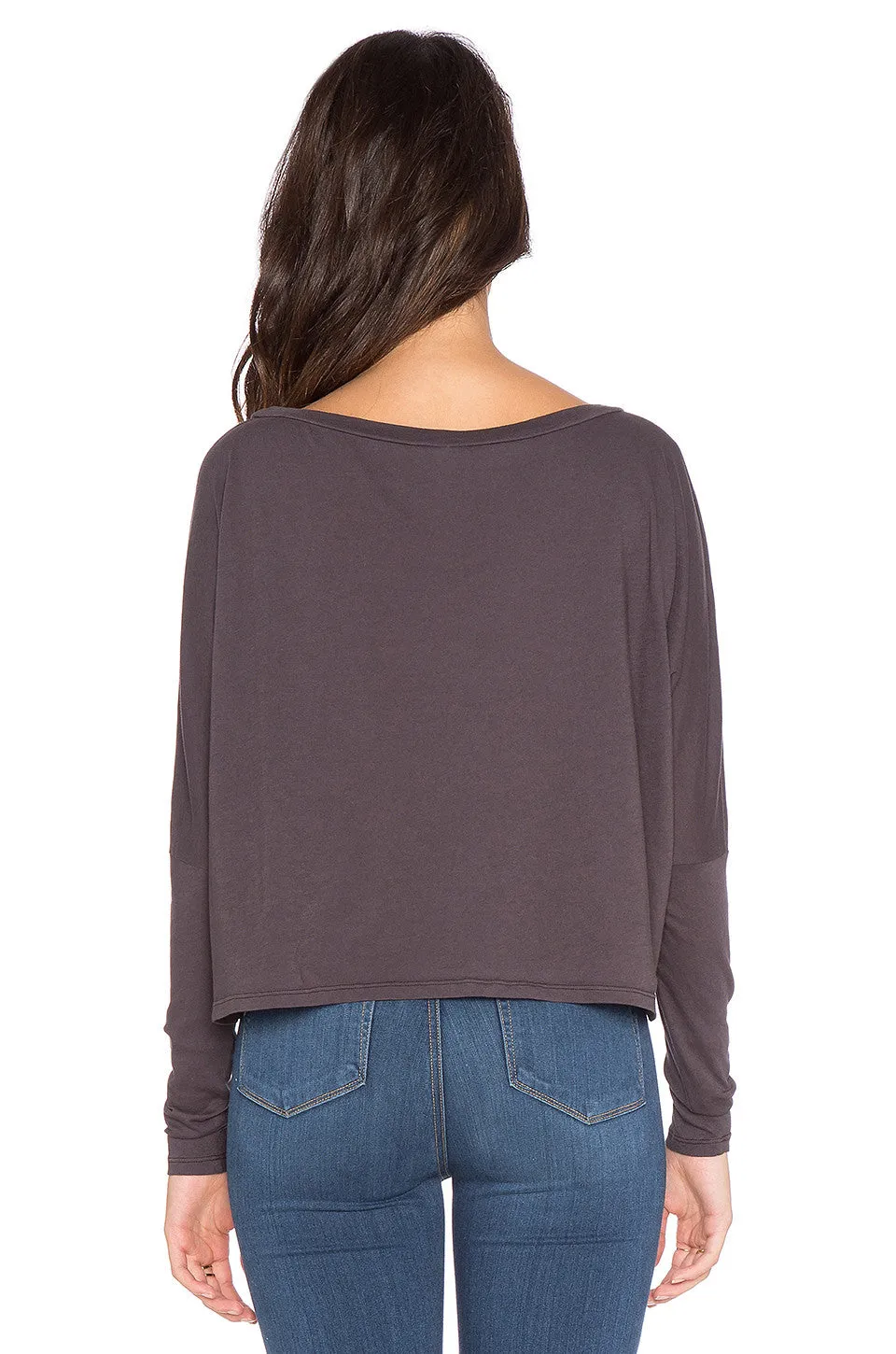 Bobi Long Sleeve Crop Tee | Mood