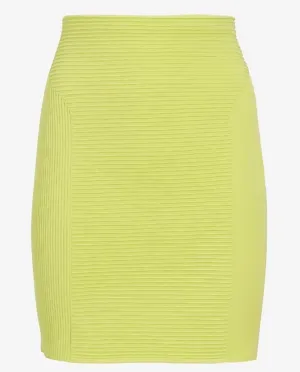 Body Contour High Waisted Ribbed Mini Sweater Skirt
