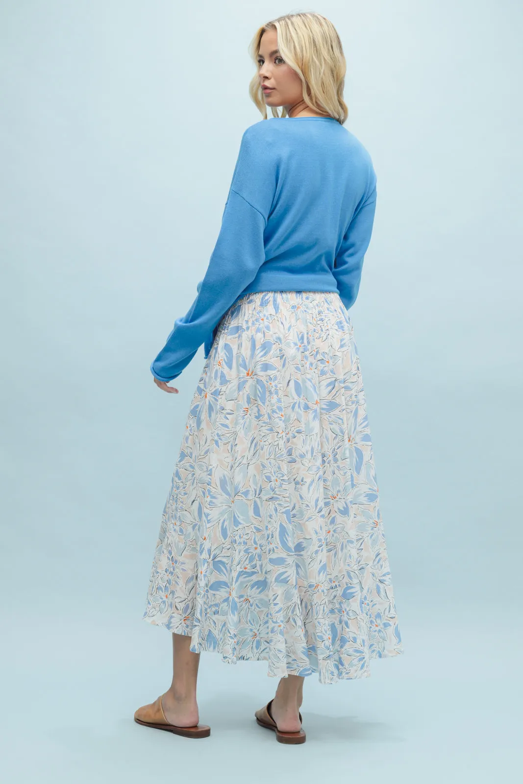 Boho Floral Skirt