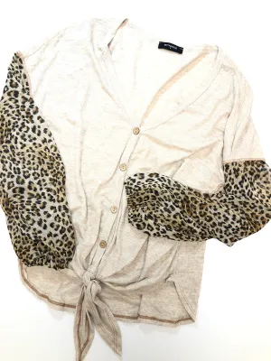 Botanique Long Sleeve Crop Top Size Small