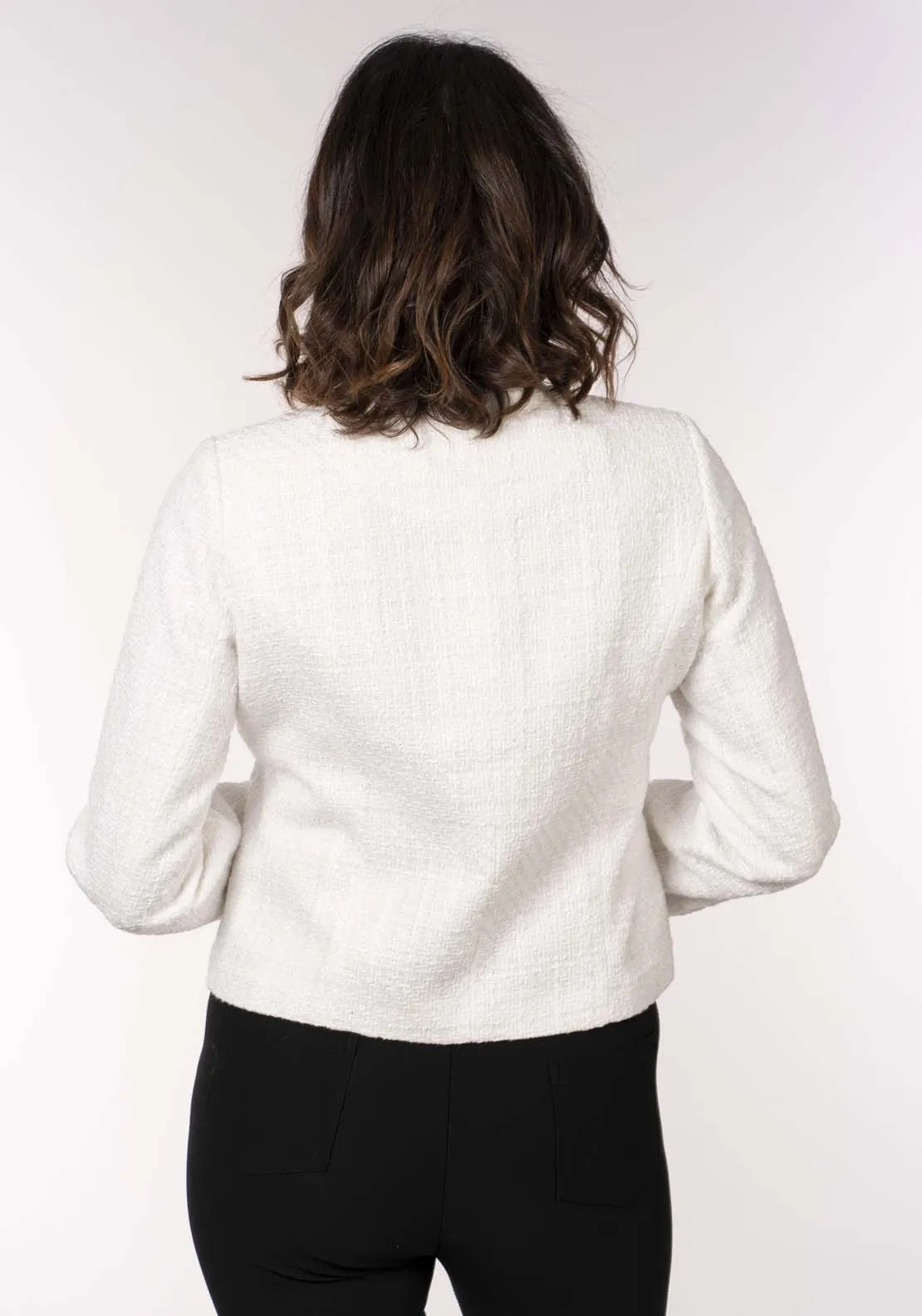 Boucle Blazer - Ivory
