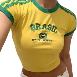 Brazil Crop Top