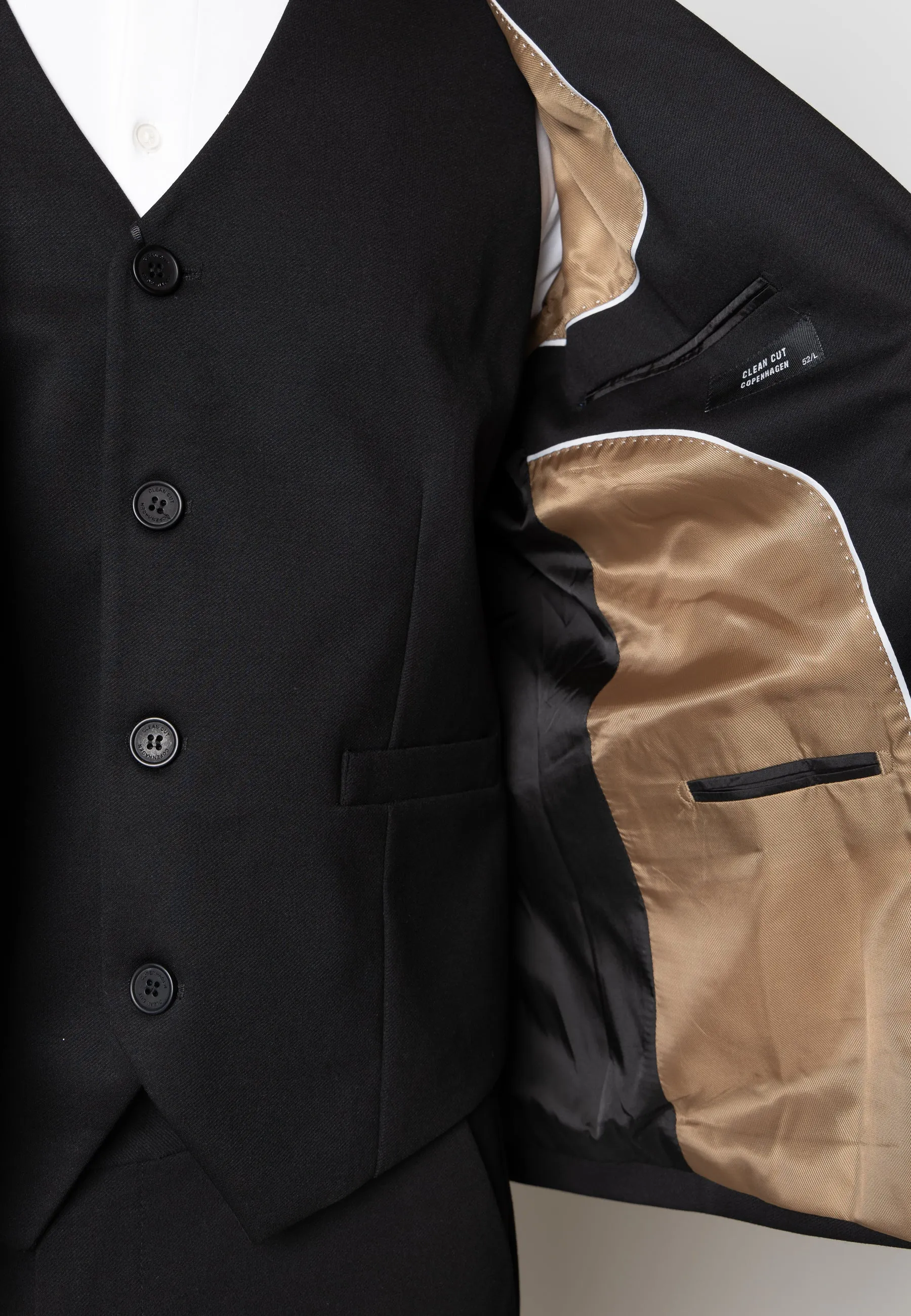 Brendon jersey blazer - Sort