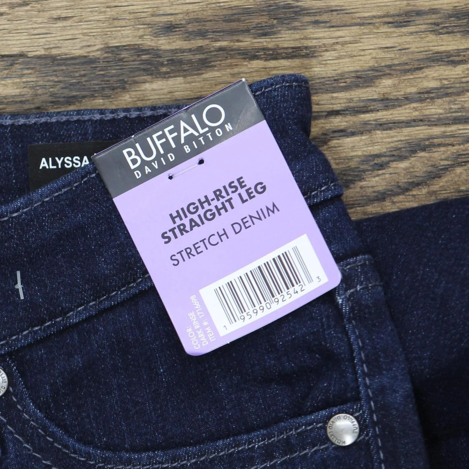 Buffalo Womens High-Rise Straight Leg Jean 1716698