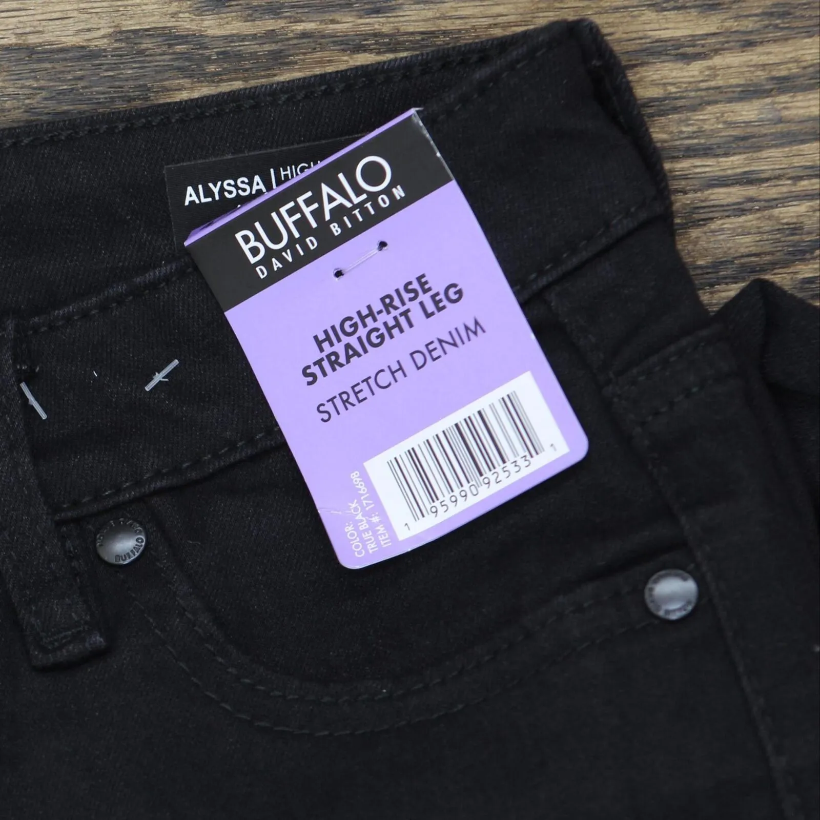 Buffalo Womens High-Rise Straight Leg Jean 1716698