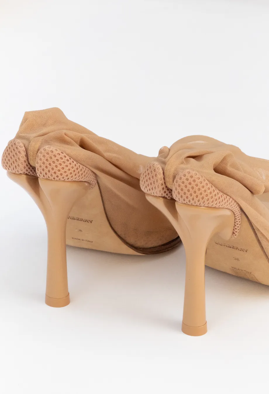Burberry Nude Stocking Boots