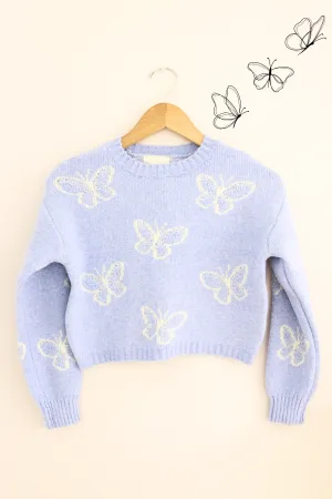 BUTTERFLY SWEATER | KIDS SIZE 7 - 16