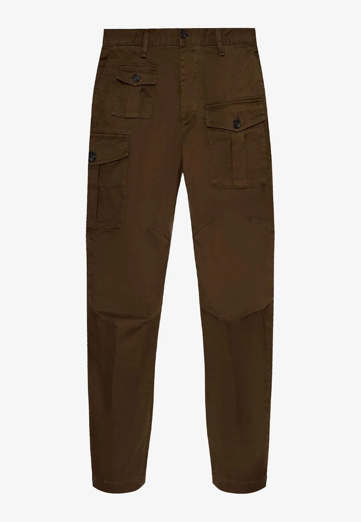 Cargo Straight-Leg Pants