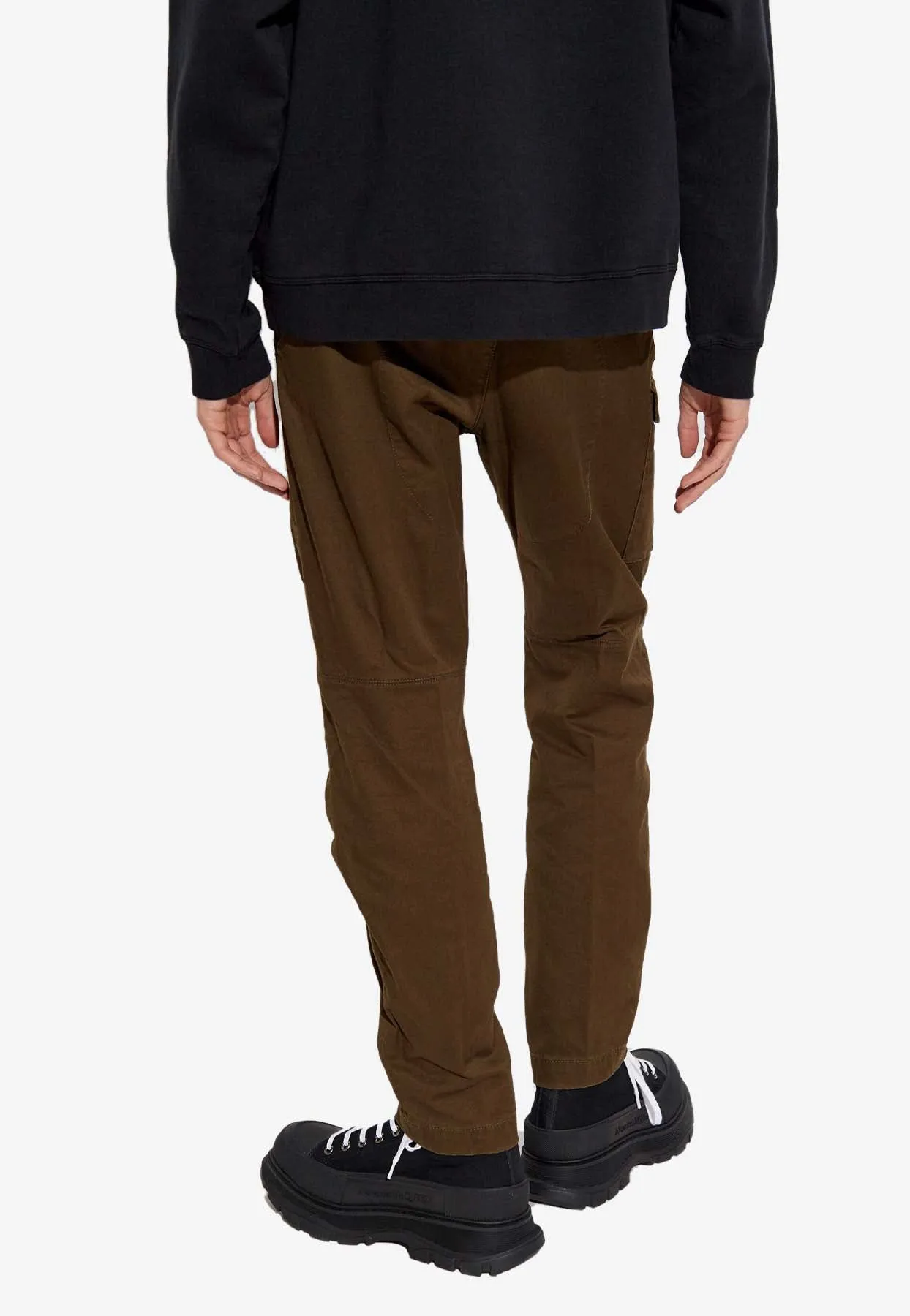 Cargo Straight-Leg Pants
