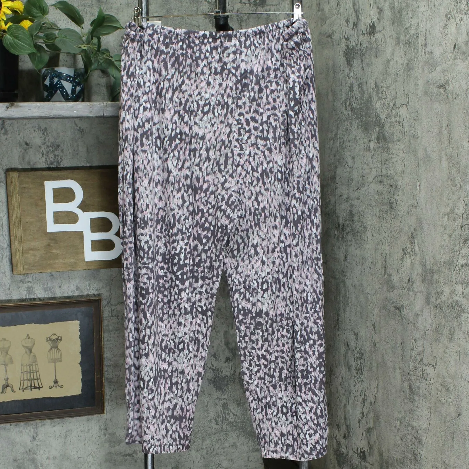 Carole Hochman Petite Plus Satin Trim Pajama Set