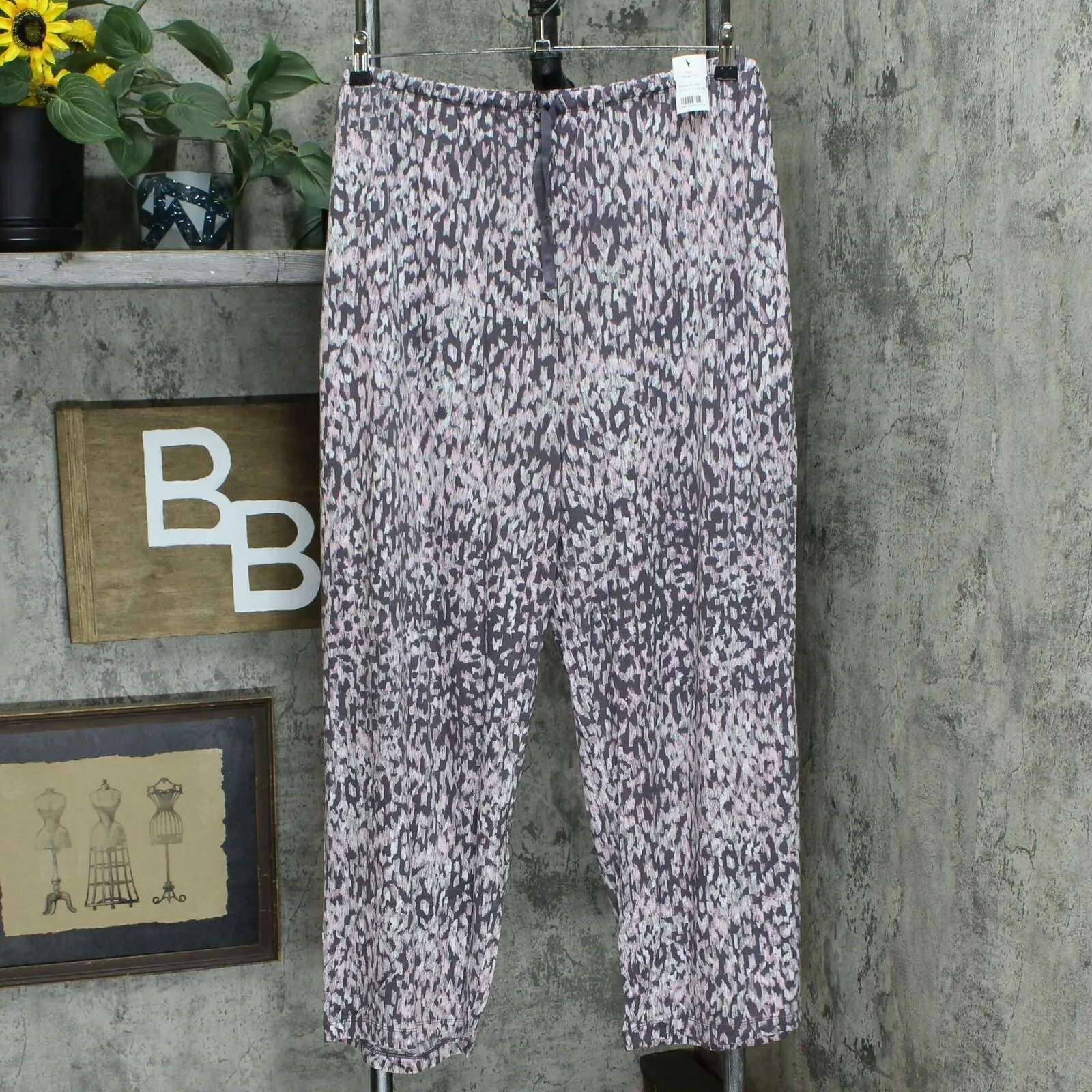 Carole Hochman Petite Plus Satin Trim Pajama Set