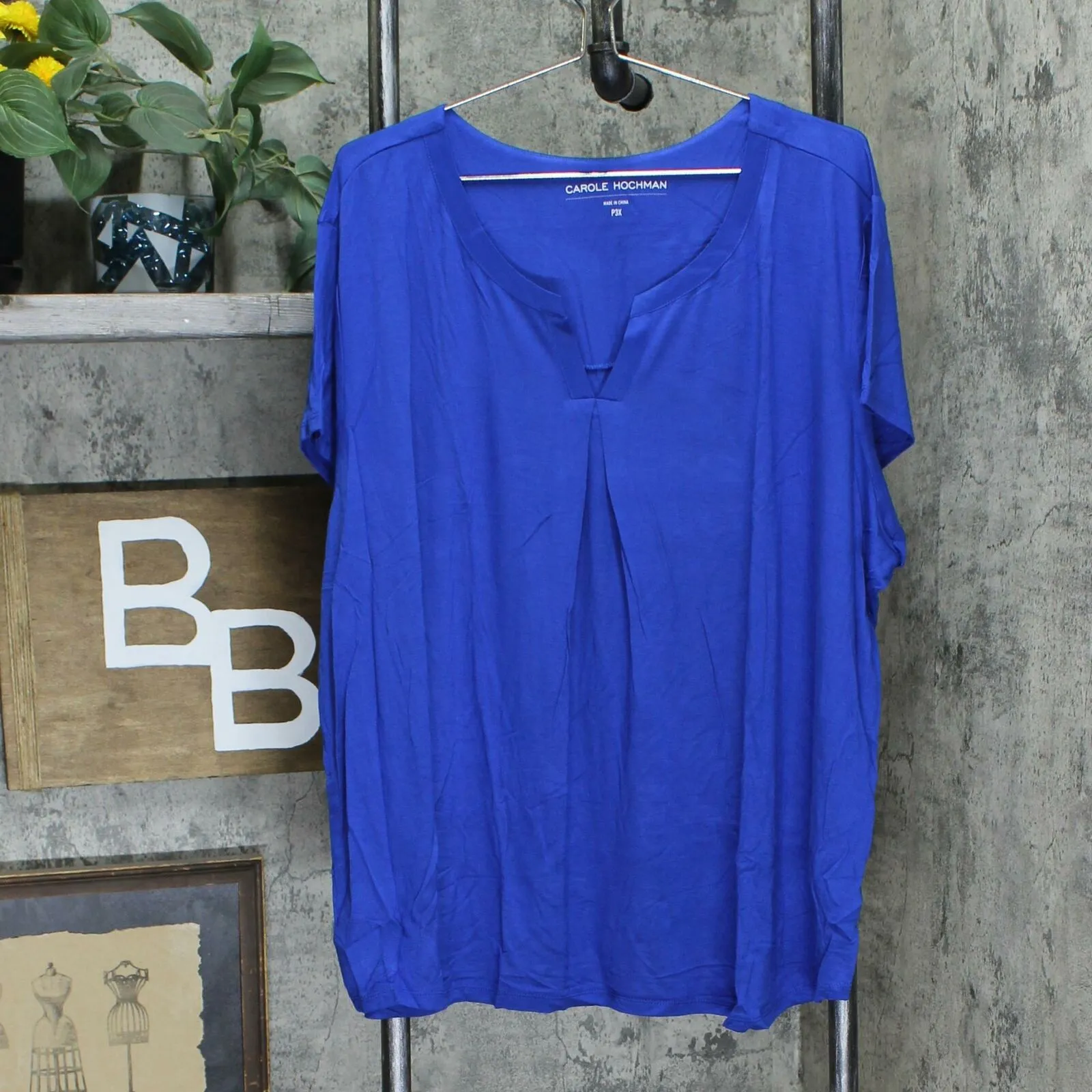 Carole Hochman Petite Plus Satin Trim Pajama Set