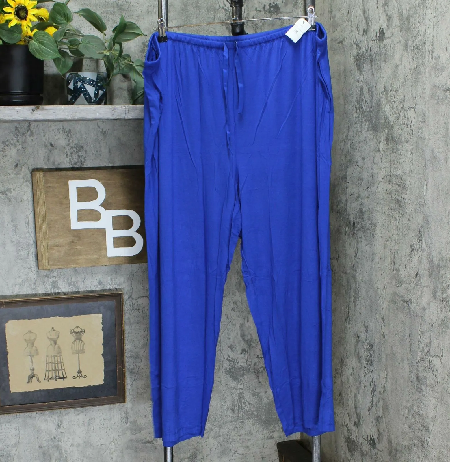 Carole Hochman Petite Plus Satin Trim Pajama Set